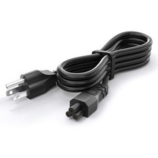 컴퓨터 모니터 TV 프로젝터용 4FT 3 프롱 전원 코드 교체 케이블 LG LED LCD 스마트 HD 삼성 도시바 에이서 에이수스 엡손 프린터 C5 2팩