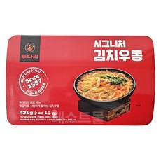 투다리 시그니처 김치우동, 1개, 431g