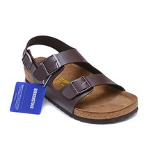 버켄스탁 Birkenstock 레트로 슬리퍼 캐주얼 브라운 남성 샌들브라운 매트