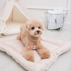올마이펫 시원하고 도톰한 인견강아지 쿨방석매트, 쿨방석-핑크, 1개