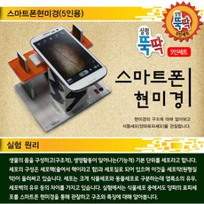 스마트폰 현미경 식물 양파 세포 관찰 실험 (5인용), 단일상품