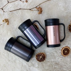 락앤락 클래식 티 머그 400ml (LHC4030) 보온 보냉 텀블러 스테인레스필터, LHC4030 골드핑크