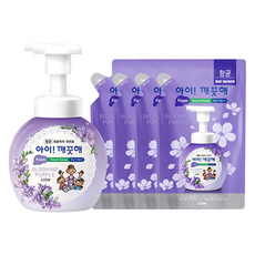 아이깨끗해 블루밍퍼플 본품 (250ml) 1개 +리필 (200ml) 4개