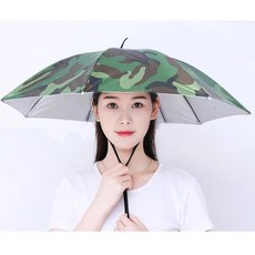 착용 휴대용 모자 비치 접이식 기어 방풍 머리 야외 캠핑 모자 우산 1 낚시 비 햇빛가리개