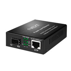 NEXTU 엠지컴/NEXT-2001POE-SFP 1Port Gigabit Ethernet Media POE Fiber Converter