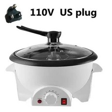로스터기 110V 220V 전기 않는 곡물 기계 로스터 커피콩 건조기 도구 코팅 들러붙지 팝콘 로스팅 베이킹, AU, Model B 110V