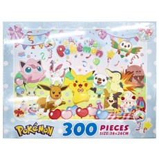PoKeMoN 寶可夢 盒裝拼圖 38 x 26cm, POK13N, 300片, 1盒
