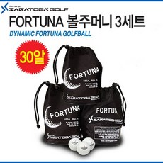 [KT알파쇼핑]10알 3세트 사라토가 다이나믹 비거리전용 FORTUNA 골프공 - 사라토가골프공