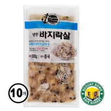 냉동 생 깐 바지락살, 10개, 300g