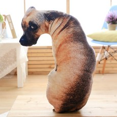 바디플로우 바디필로우 실물강아지쿠션 다리베개, 사냥개_70cm