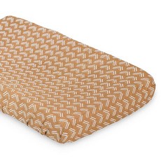 Lulujo 부드러운 면 아기 교체 패드 커버 물고기, Mudcloth