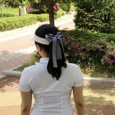 헬로버디 골프리본 스트라이프 리본핀, 럭스네이비