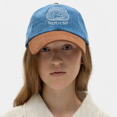 드파운드 Denim suede ball cap - medium blue 206983