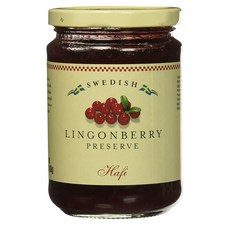 Hafi Lingonberry Preserves 하피 스웨덴 링곤베리 프리저브 잼 14.1 oz (400g), 1