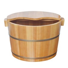 편백나무 건식 족욕기 좌훈기 원목 히노끼 피톤치드, 1. 24cm 로그 컬러 선물 팩, 1개
