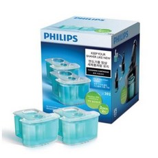 필립스 면도기 전용 세척액 JC302 카트리지 세정액 스마트클린, 2개입