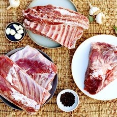 냉동 흑염소 지육(앞다리/갈비/뒷다리) 2kg, 02.냉동지육(갈비)2kg, 1개