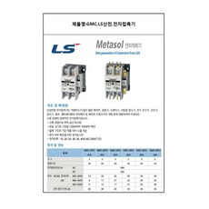 LS산전 단상마그네트 LS산전 GMC-30P2 30A