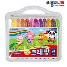 크레욜라크레용굵은24색