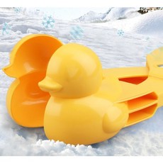 KC인증 눈오리집게 대형 32cm 스노우볼 메이커 스코프 스노우덕 눈사람 눈뭉치 만들기, 1.오리