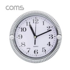 Coms 시계 아날로그 / 벽걸이 원형, 없음, 1개