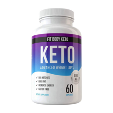 Fit Body Keto 케토 다이어트 보조제 60캡슐, 상세설명참조, 1개