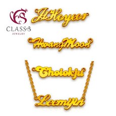 24k이니셜목걸이