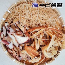 [수산생활] 프리미엄 안주 3종 (실채150g+가문어150g+페스츄리오징어150g), 2세트