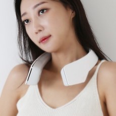 디큐브 럭스 넥밴드 선풍기, DCF100, 다이아몬드 화이트