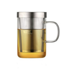 내열 유리 티머그컵 500ml, 5개