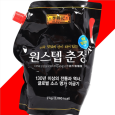 이금기 춘장 원스텝 2kg 스파우트 팩 볶은 업소용, 1개