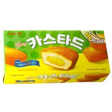 롯데 카스타드 오리지널, 138g, 6개