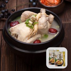 [외할머니밥상] 국내산 웅추 닭한마리 삼계탕 1KG 3팩 (3KG)