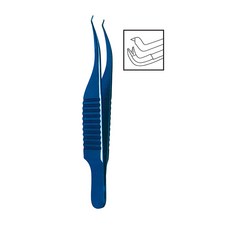[KASCO] 티타늄 코닐 콜리브리 안과용 포셉 OF-034 (7.5cm) - Corneal Forceps