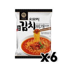 오모리 김치찌개라면 봉지면 160g