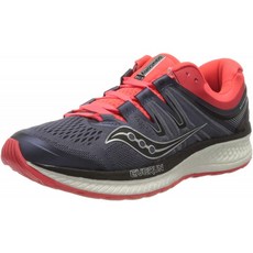 Saucony 여성 허리케인 Iso 4 러닝화 그레이 / 블랙 / 비지 레드 5 미디엄 미국