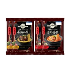 고메 중화짜장 760g x 2 + 중화짬뽕 652g x 2, 2개