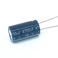 전해 커패시터 16V4700UF 1325mm 16V 5 개, 한개옵션0
