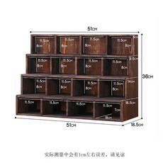 엔틱 앤티크 원목 우드 인테리어 찻장 주방 찬장 카페 진열장 복고풍 레트로 빈티지 미니 수납장 그릇장식장 진열장 진열대, 16칸 진열장
