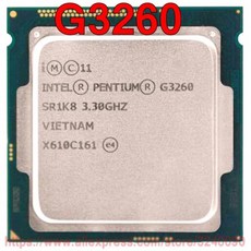 오리지널 인텔 CPU 펜티엄 G3260 프로세서 3.30GHz 3M 듀얼 코어 소켓 1150 빠른, 한개옵션0 - g3260