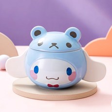 꼬마스타 ACC 시나모롤 프렌즈 입체 뚜껑 머그컵 410ml, 단품