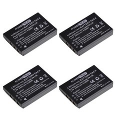KLIC-5001 DB-L50 배터리 + D 충전기 Sanyo DB-L50 Kodak P850 Z760 DX7590 DX7630 줌 Sanyo DMX-FH1 FH11 HD1000, 4) 4 Battery, 1개