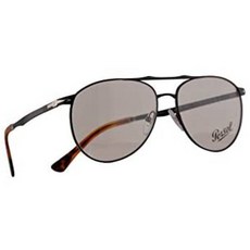 Persol 2453-V Eyeglasses 54-14-145 Demi Gloss Black w/Demo Clear Lens