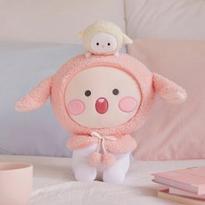 카카오프렌즈 러블리어피치 귀쫑긋인형