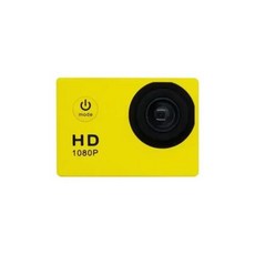 풀 HD 1080P 방수 카메라 2.0 인치 캠코더 스포츠 DV 고 카 캠 프로 미니 스포츠 DV 캠코더 캠 액세서리 포함, 3) YELLOW, 없음