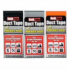 RediTape (10932) Colored Compact Flat Fold Duct Tape | Great for Travel Camping Photography and Emergencies | Pocket S