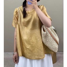 모시황토반팔티