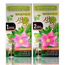 프라나 색솔 웰빙 칼라 염색약 무료배송 염모제, 2호 자연갈색, 1개