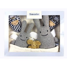 【Amazon.co.jp 한정】 토라세리아 첫 신발과 안주 라빤 화려한 출산 선물 세트 B 4 개