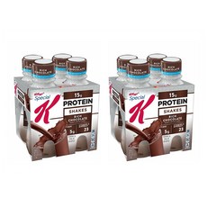 Kelloggs Special K Protein Shakes Rich Chocolate 켈로그 스페셜 케이 프로틴 쉐이크 리치 초콜릿 10oz(296ml) 4개입 2팩
